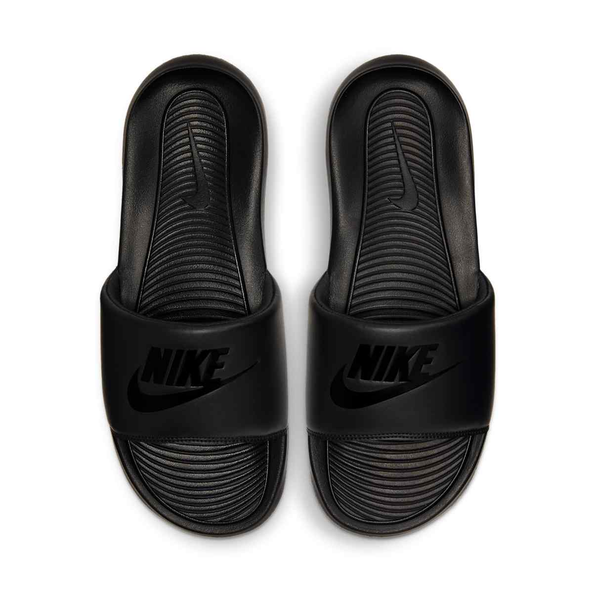 Nike Victori One Badslippers Heren Zwart