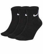 Nike Everyday Lightweight Enkelsokken 3 paar Unisex Zwart