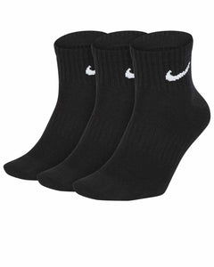 Nike Everyday Lightweight Enkelsokken 3 paar Unisex Zwart