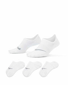 Nike Everyday Plus Lightweight Footie Sokken 3 paar Dames Wit