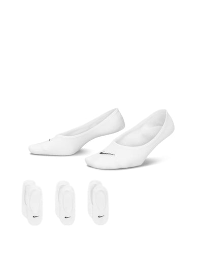 Nike Everyday Lightweight Footie Sokken 3 paar Dames Wit