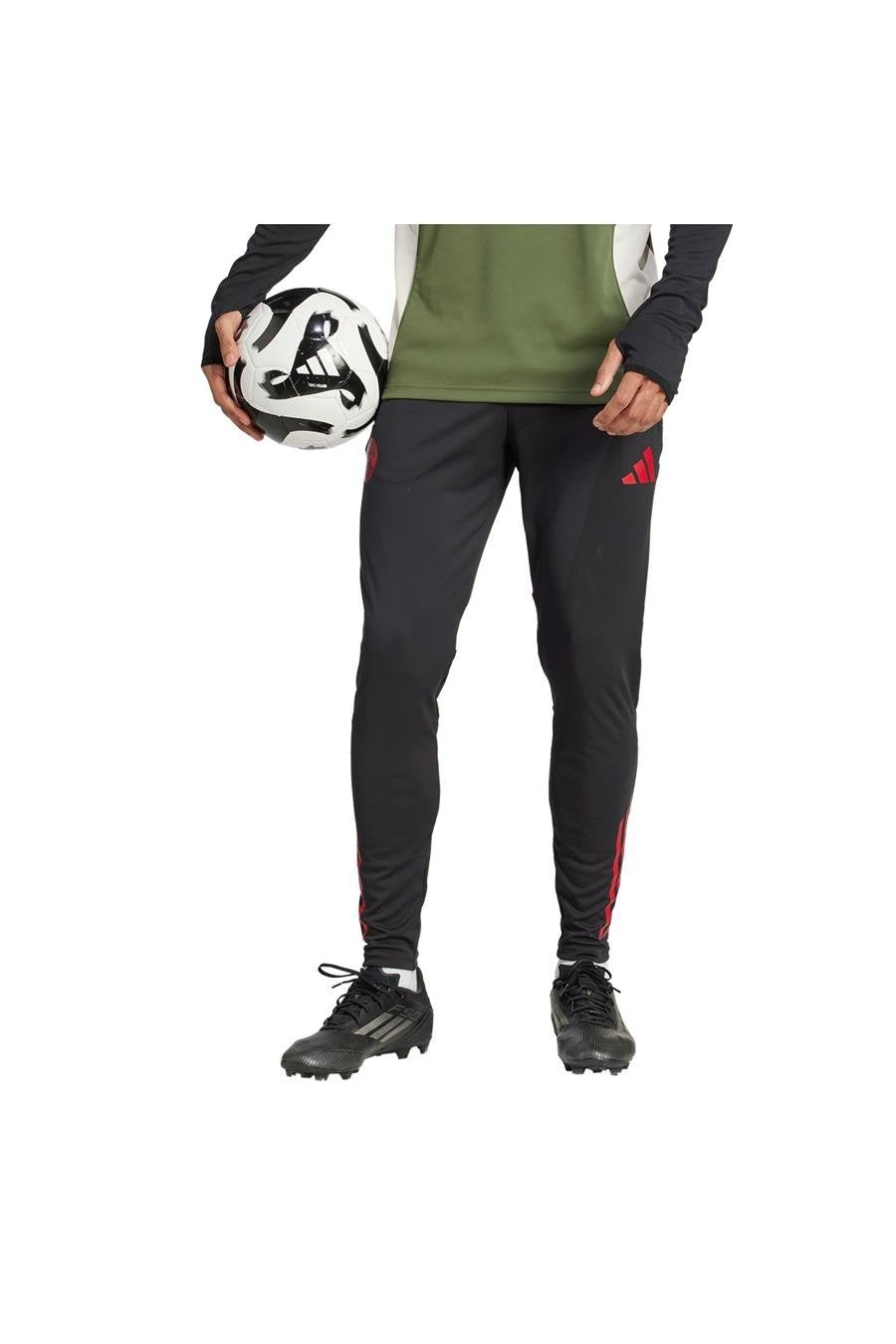 Adidas Bayern München Trainingsbroek Europees 2025-2026 Zwart Rood