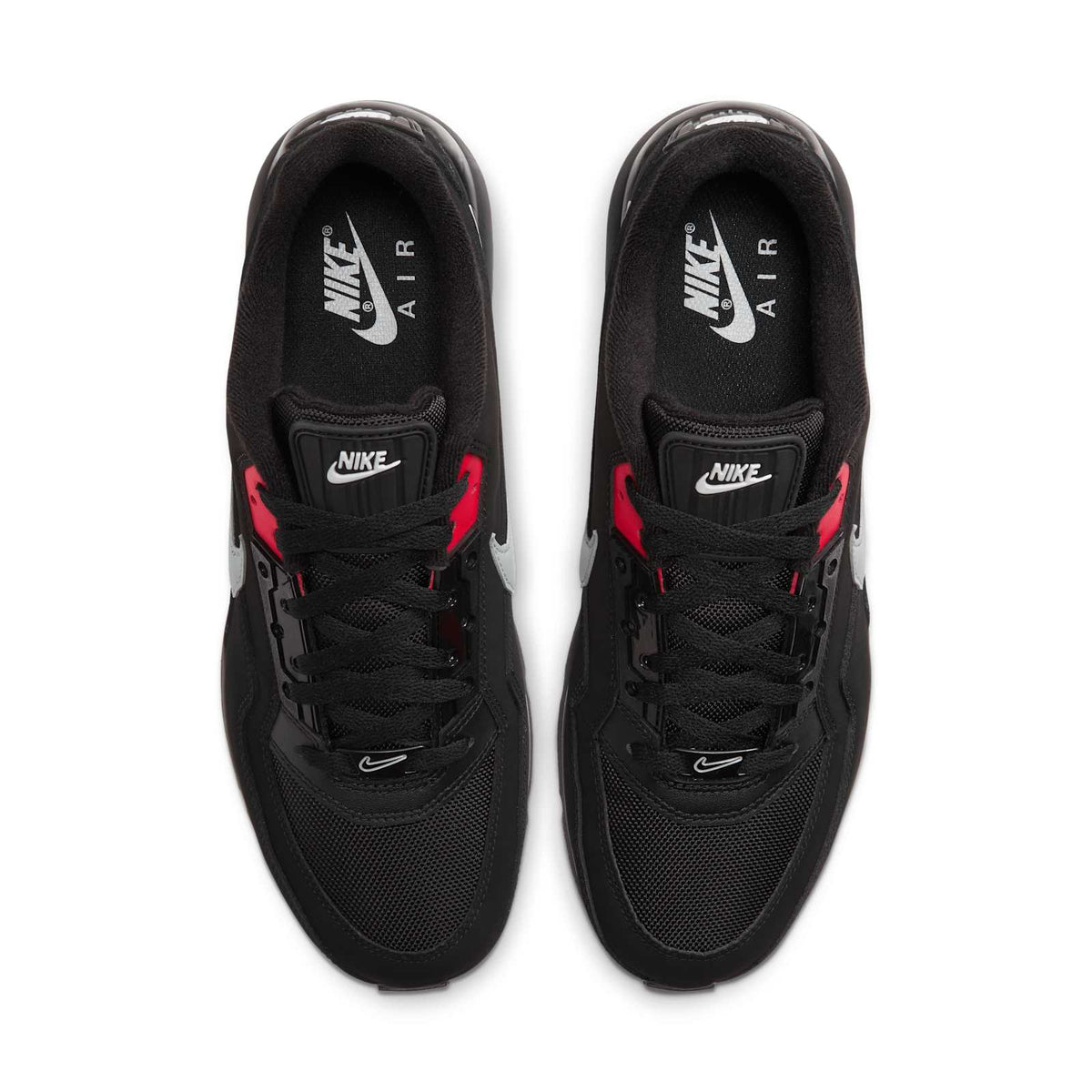 Nike Air Max LTD 3 Sneakers Heren Zwart/Rood - bovenaanzicht