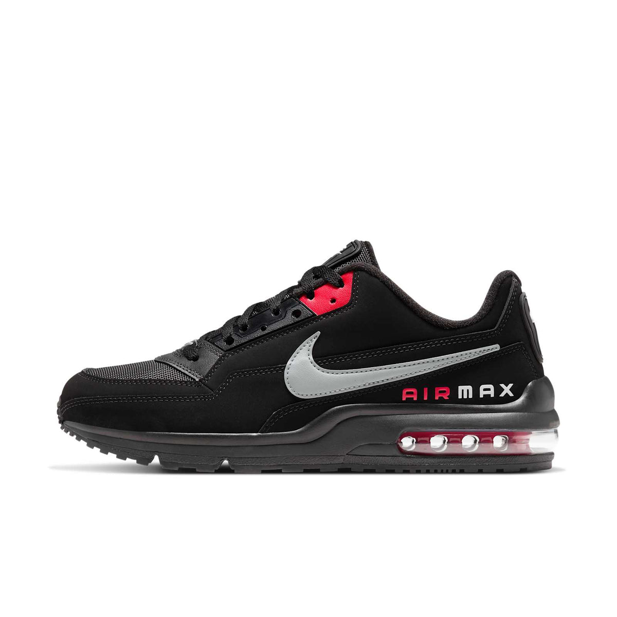 Nike Air Max LTD 3 Sneakers Heren Zwart/Rood - zijkant