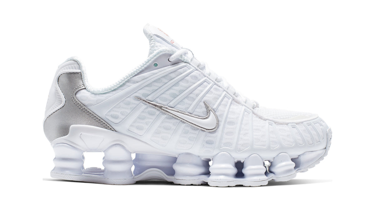 Nike Shox TL Sneakers Dames Wit/Zilver