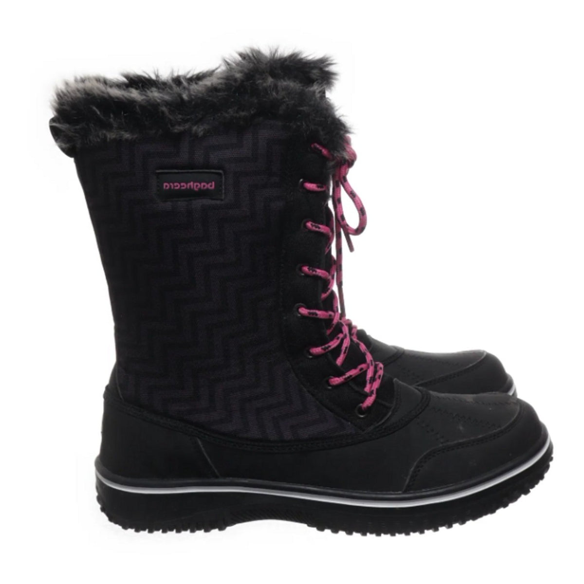 Bagheera Winter Snowboots Kids Zwart/Roze