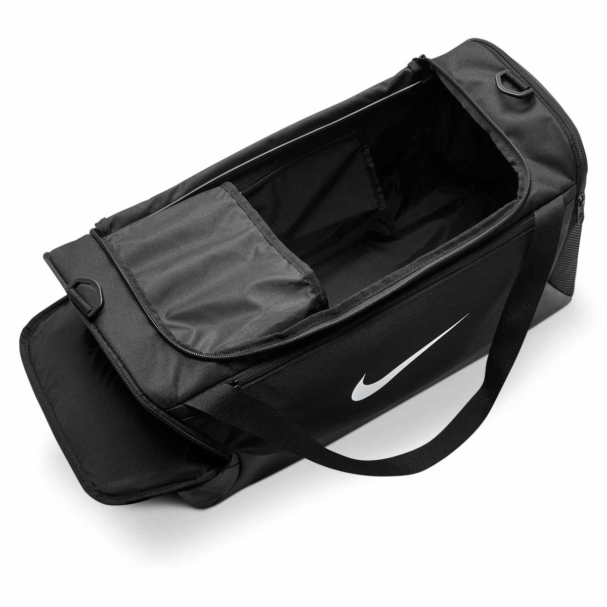 Nike Brasilia Sporttas 40 Liter Zwart - open