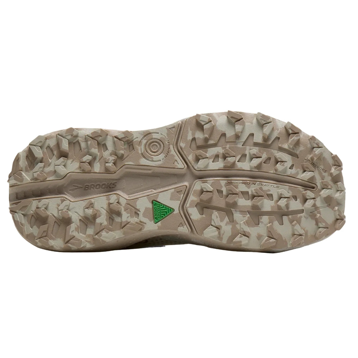 Brooks Caldera 8 Trail Hardloopschoenen Dames Grijs - zool