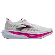 Brooks Hyperion 3 Hardloopschoenen Dames Wit/Roze - zijkant