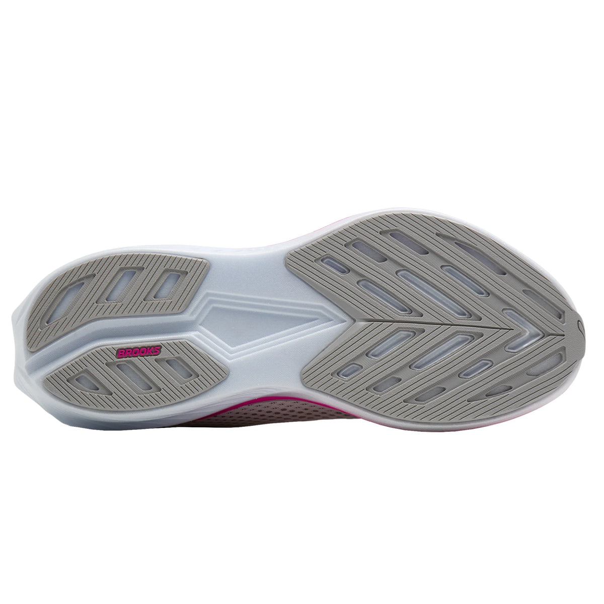 Brooks Hyperion 3 Hardloopschoenen Dames Wit/Roze - zool