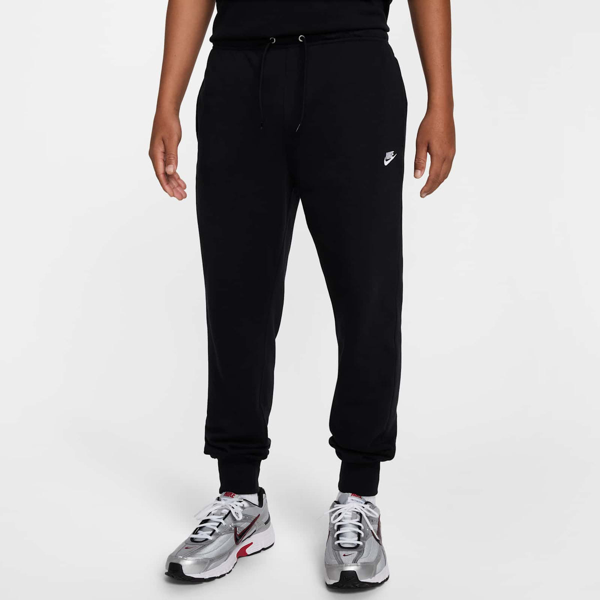 Nike Club French Terry Joggingbroek Heren Zwart