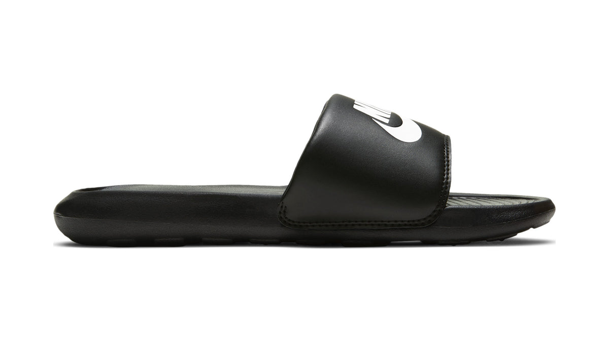 Nike Victori One Slippers Dames Zwart/Wit