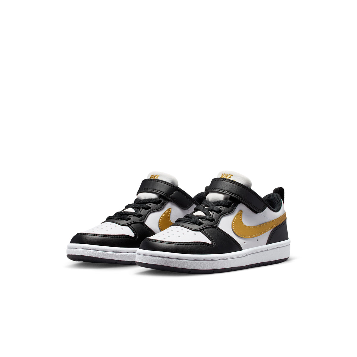 Nike Court Borough Low Recraft Sneakers Kids Zwart/Goud - foto 4