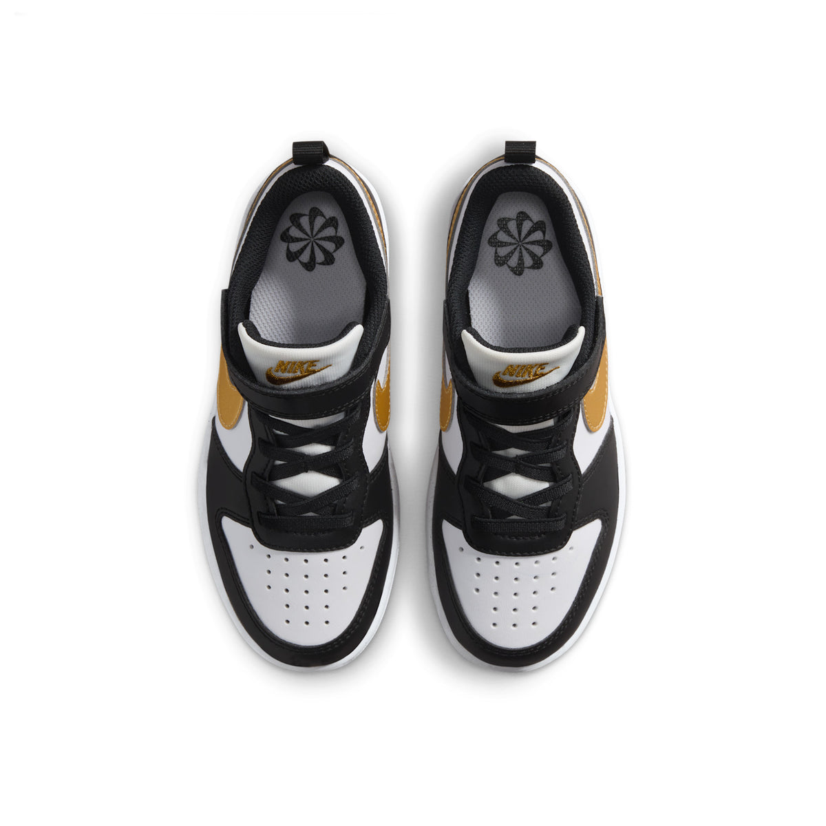 Nike Court Borough Low Recraft Sneakers Kids Zwart/Goud - foto 3