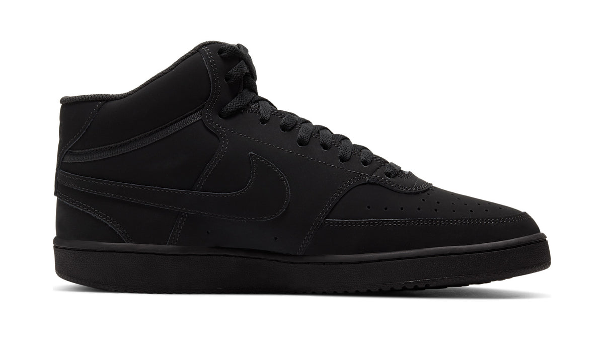 Nike Court Vision Mid Sneakers Heren Zwart