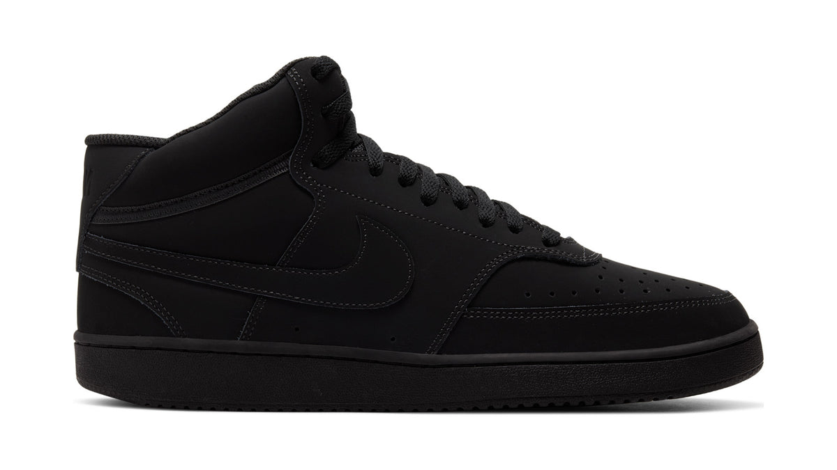 Nike Court Vision Mid Sneakers Heren Zwart