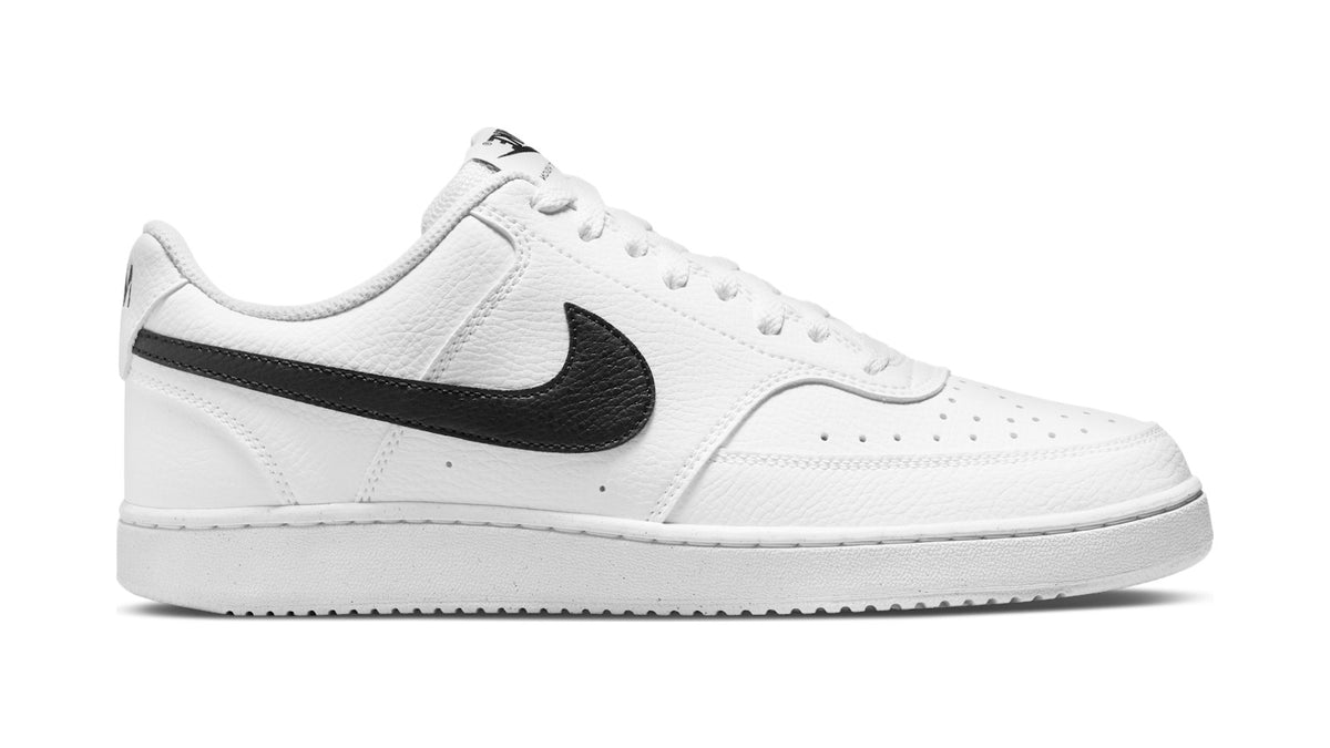 Nike Court Vision Low Next Nature Sneakers Heren Wit/Zwart