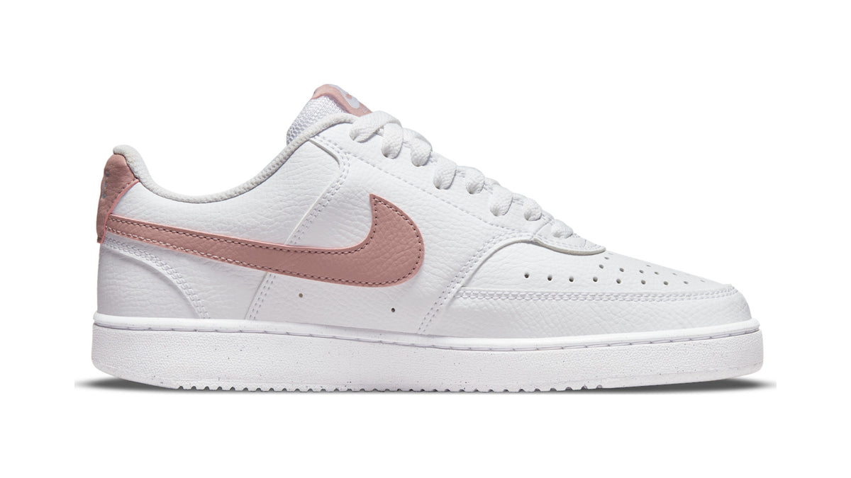 Nike Court Vision Low Next Nature Sneakers Dames Wit/Roze