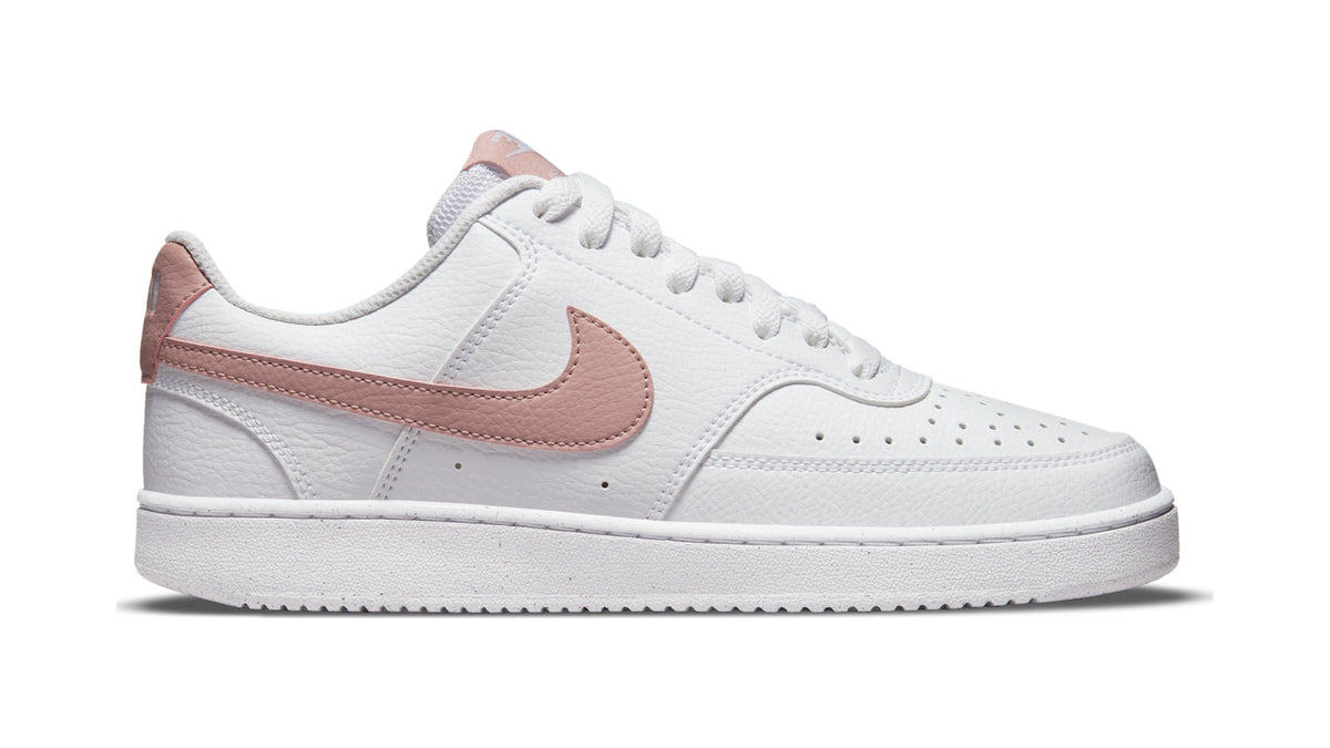 Nike Court Vision Low Next Nature Sneakers Dames Wit/Roze