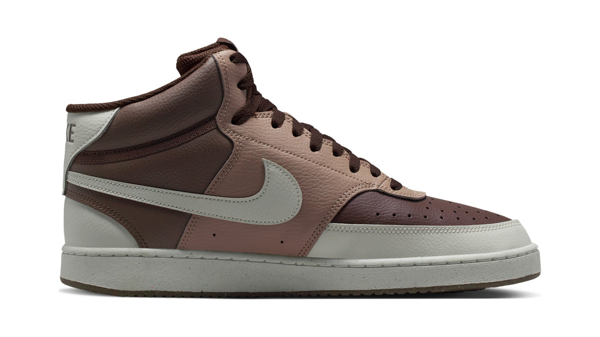Nike Court Vision Mid Next Nature Sneakers Heren Bruin