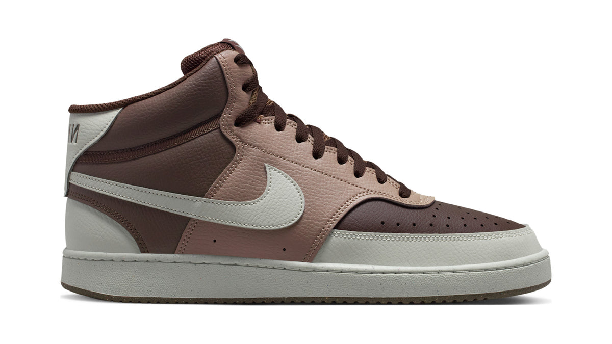 Nike Court Vision Mid Next Nature Sneakers Heren Bruin