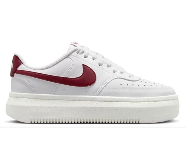 Nike Court Vision Alta Wit Rood - Damesschoenen