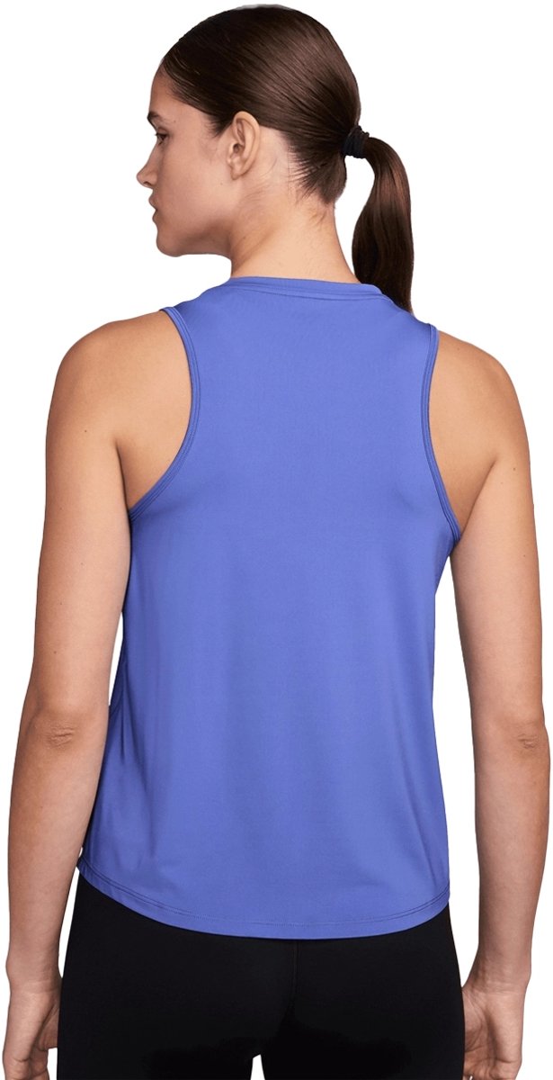 Nike One Classic Dri-FIT Tanktop Dames Blauw - achterkant