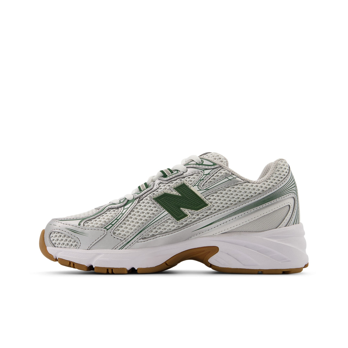 New Balance 740 Sneakers Kids Zilver/Groen - foto 5