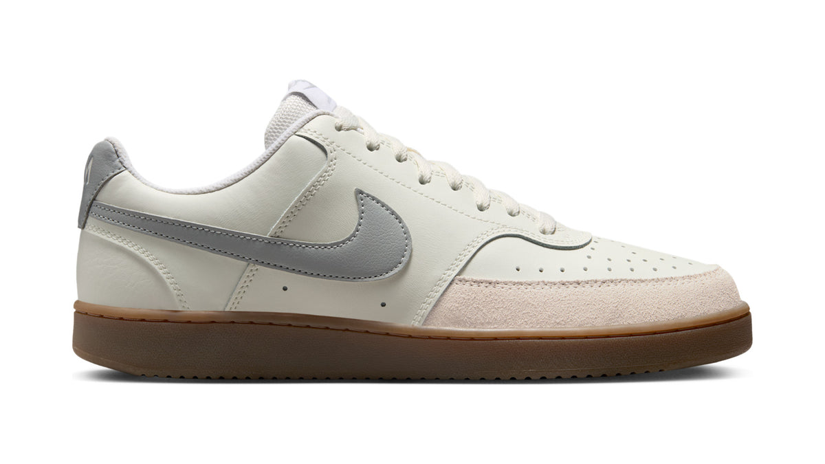 Nike Court Vision Low Sneakers Heren Wit/Grijs