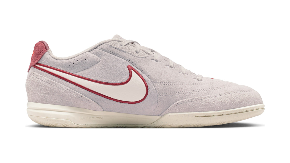 Nike Tiempo Streetgato PRM IC Indoor Voetbalschoenen Beige/Rood