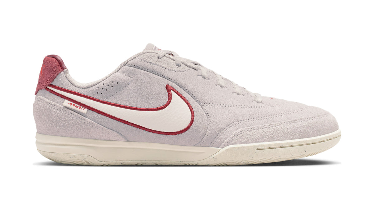 Nike Tiempo Streetgato PRM IC Indoor Voetbalschoenen Beige/Rood