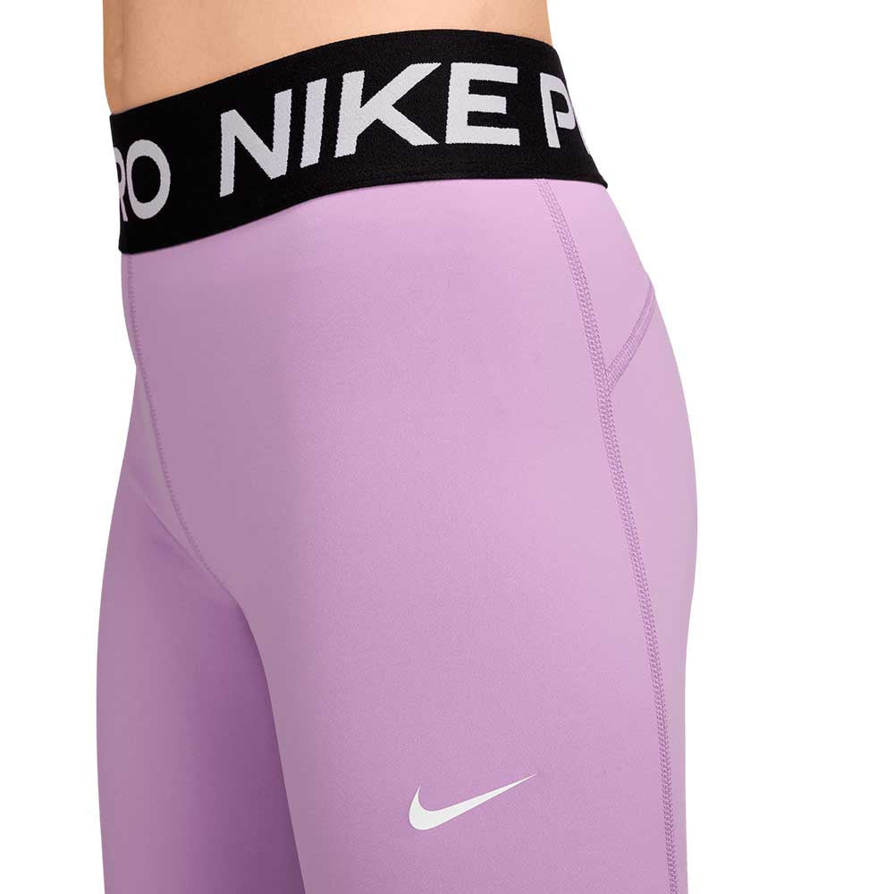 Nike Pro Dri-FIT Legging Meisjes Paars - detail