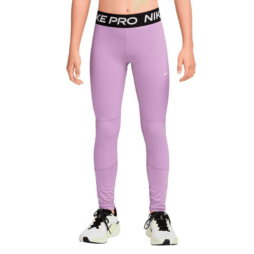 Nike Pro Dri-FIT Legging Meisjes Paars - voorkant