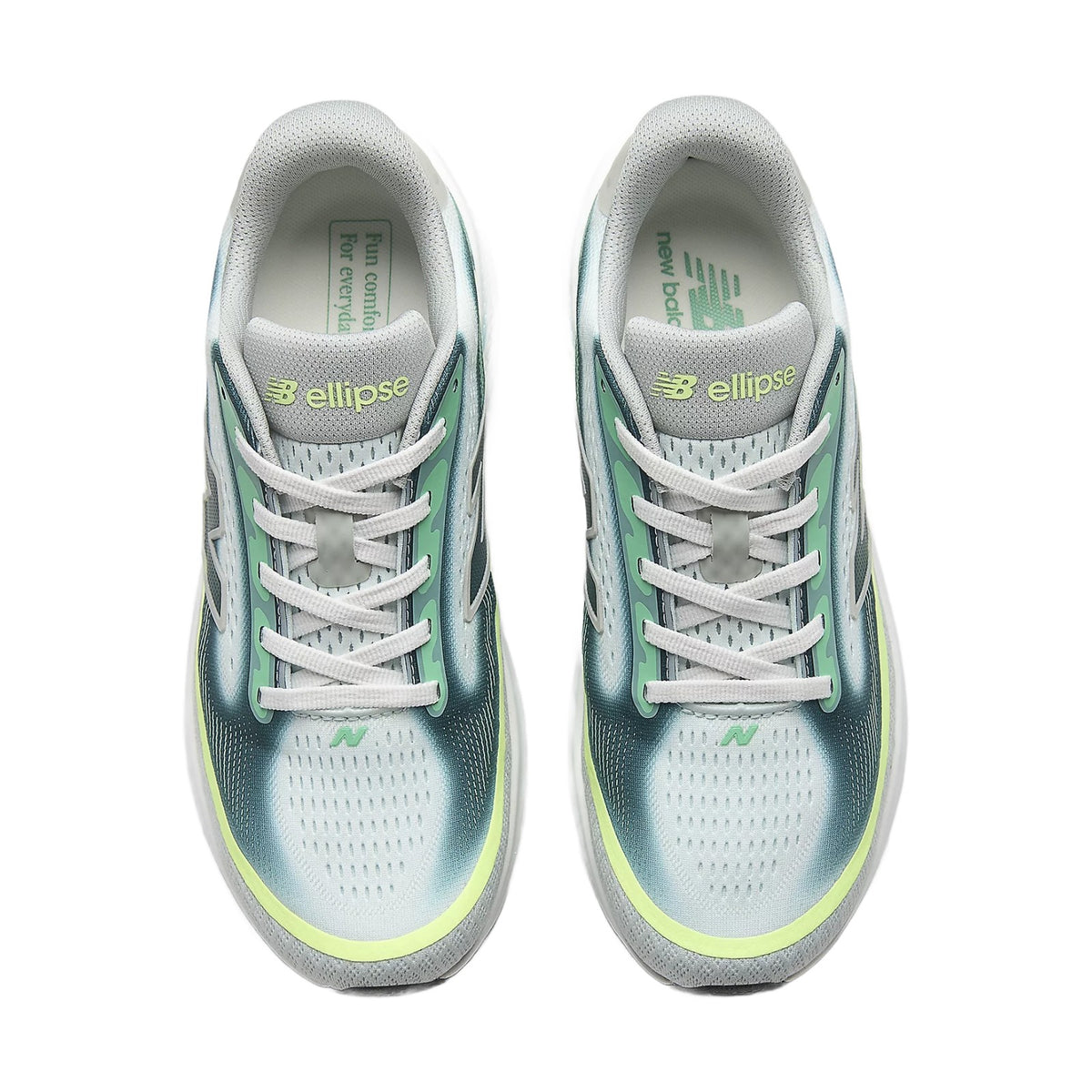 New Balance Ellipse Hardloopschoenen Heren Wit/Groen