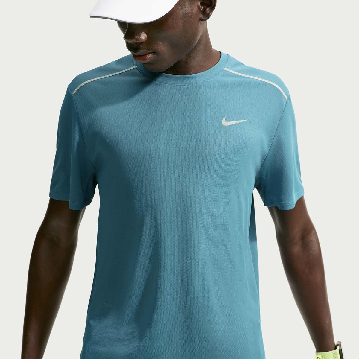Nike Dri-FIT UV Miler Shirt Heren Blauw