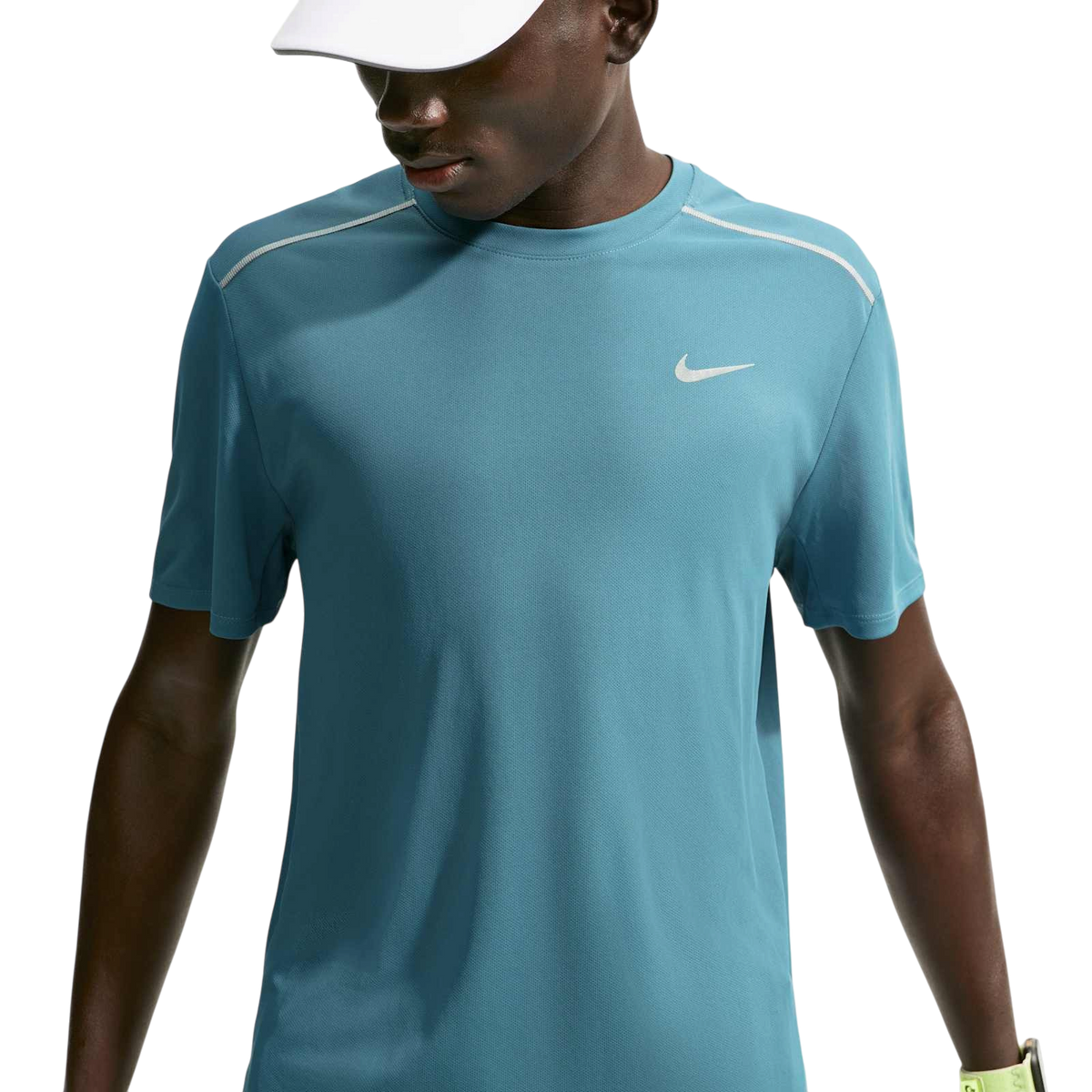Nike Dri-FIT UV Miler Shirt Heren Blauw