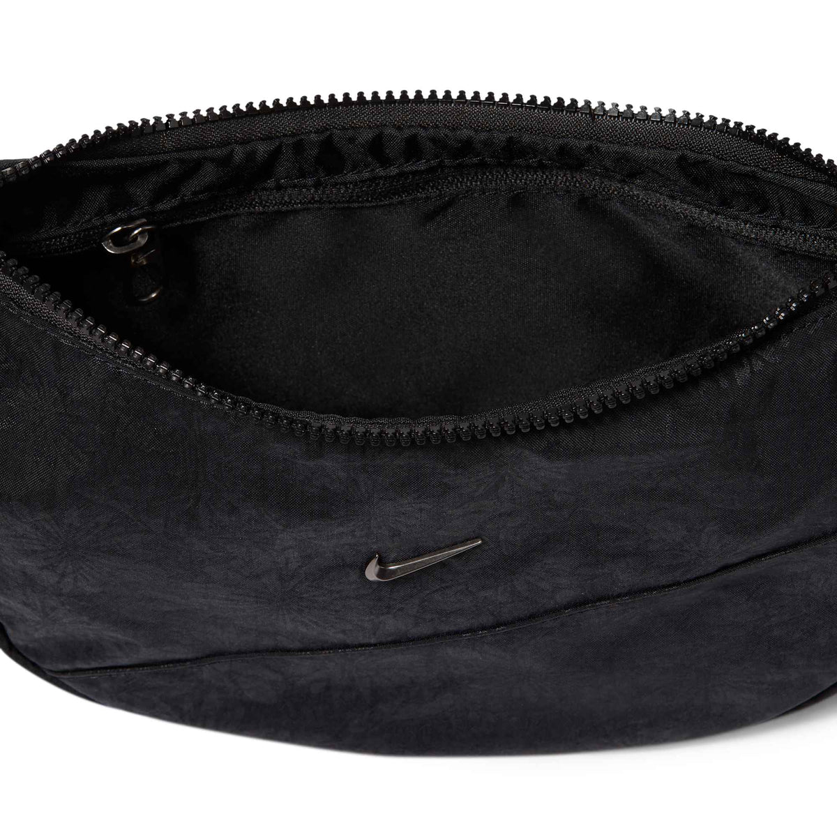 Nike Aura Floral Crescent Crossbodytas (4L) Zwart