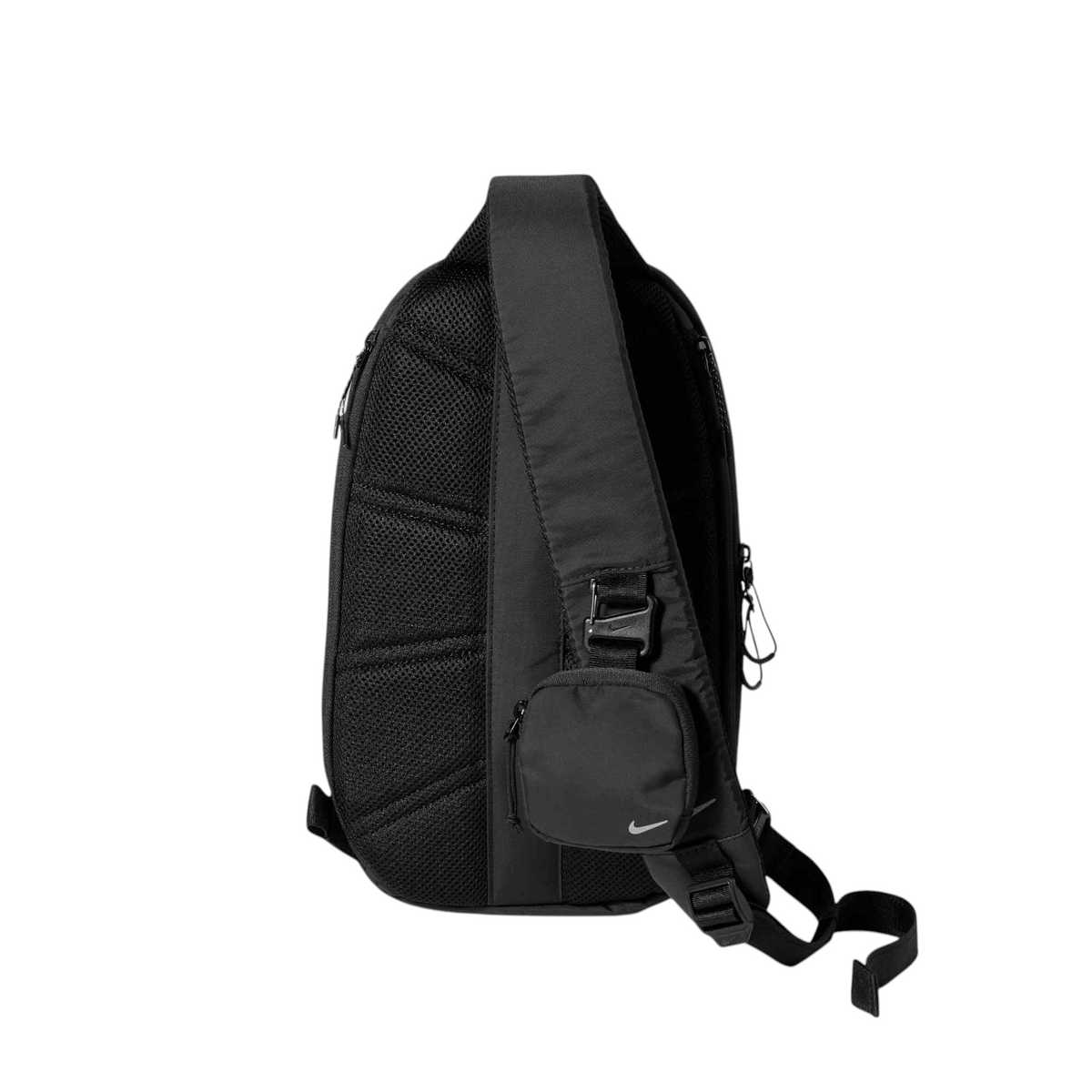 Nike Commute Schoudertas (8L) Zwart/Zilver