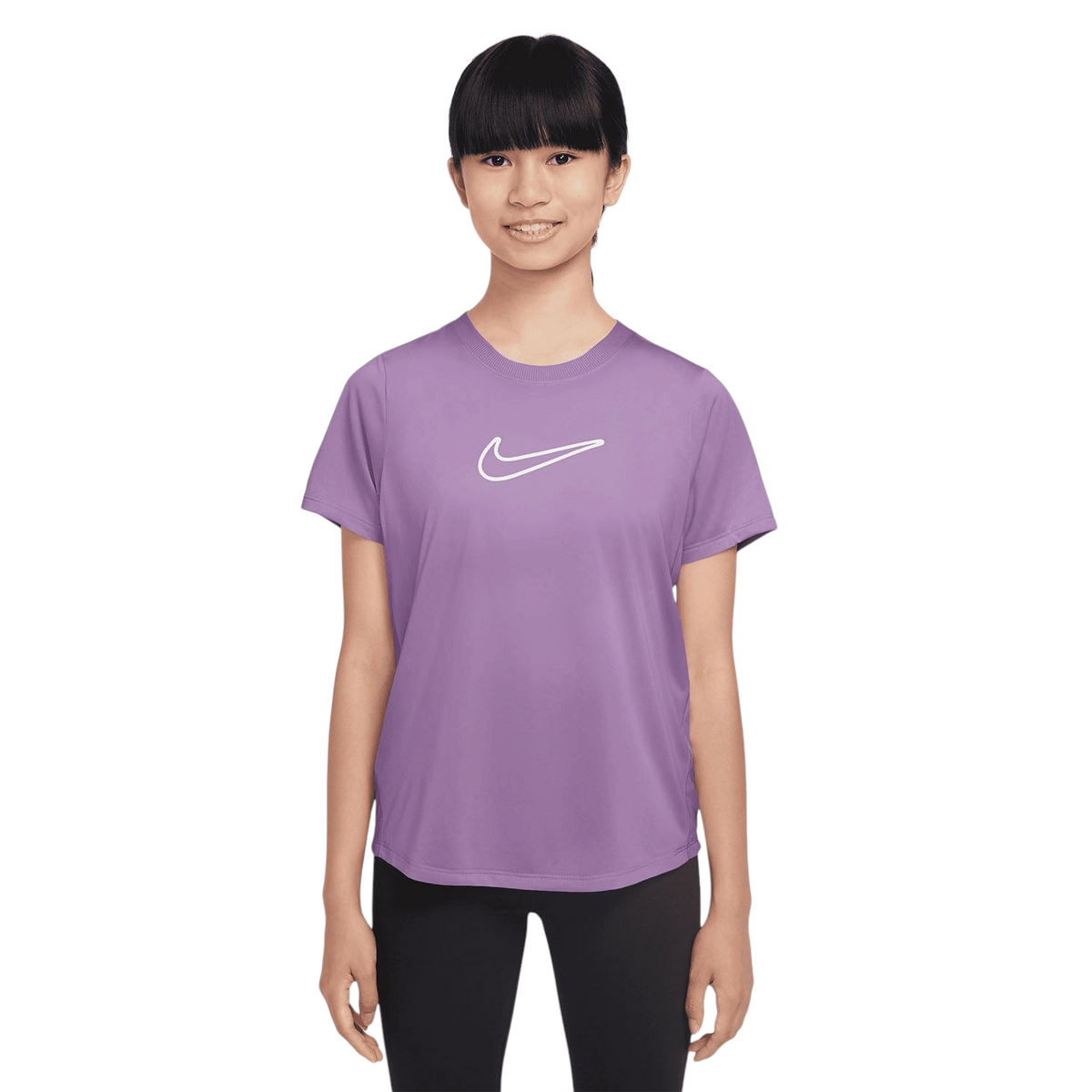 Nike One Fitted Dri-FIT Shirt Kids Violet