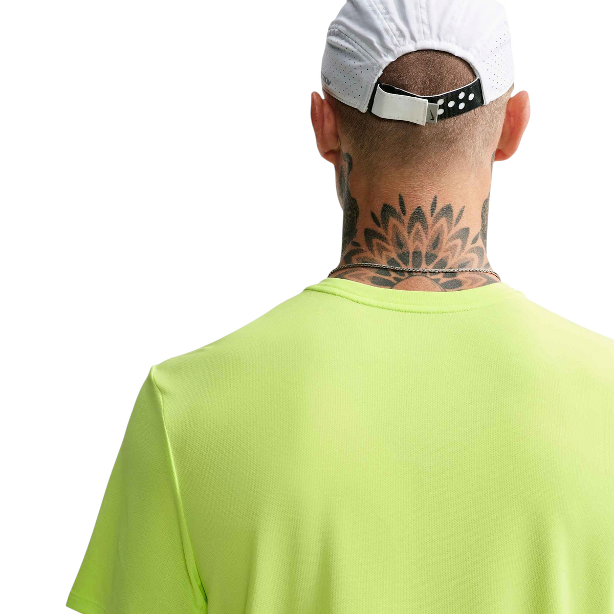 Nike Dri-FIT UV Miler Shirt Heren Lichtgeel