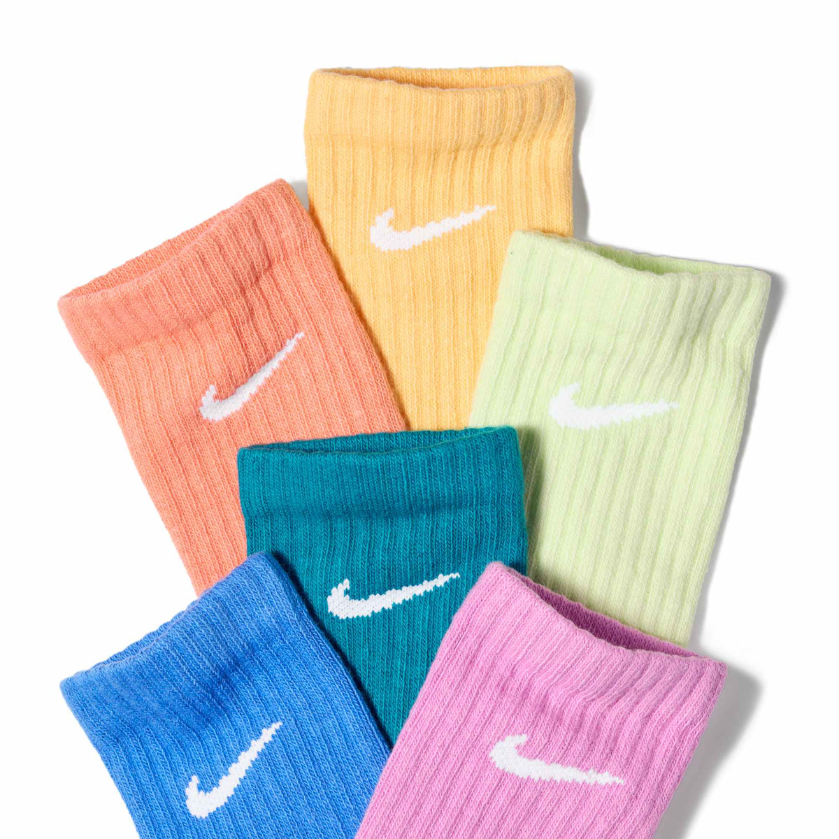 Nike Everyday Crew Sokken 6-Pack Kids Multicolor