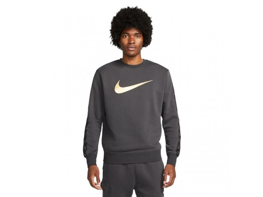 Nike Fleece Sweater Grijs/Goud 