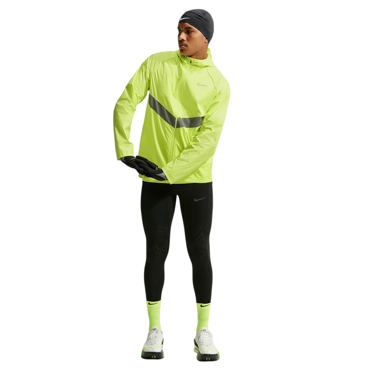 Nike Miler Therma-FIT Repel Winterjas Heren Lichtgeel