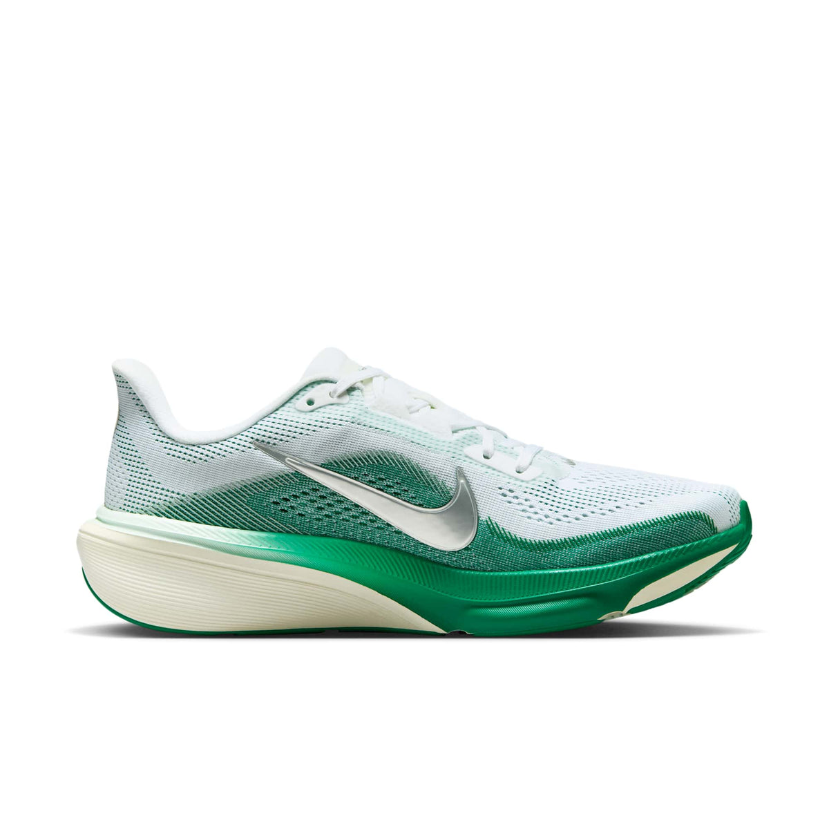 Nike Pegasus 42 Hardloopschoenen Dames Wit/Groen