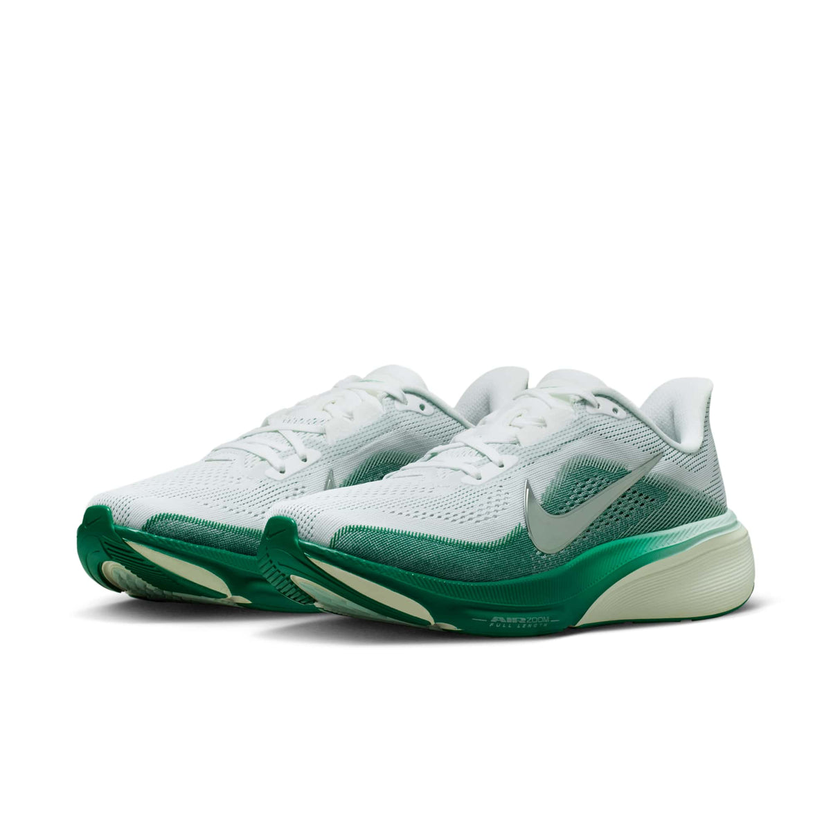 Nike Pegasus 42 Hardloopschoenen Dames Wit/Groen