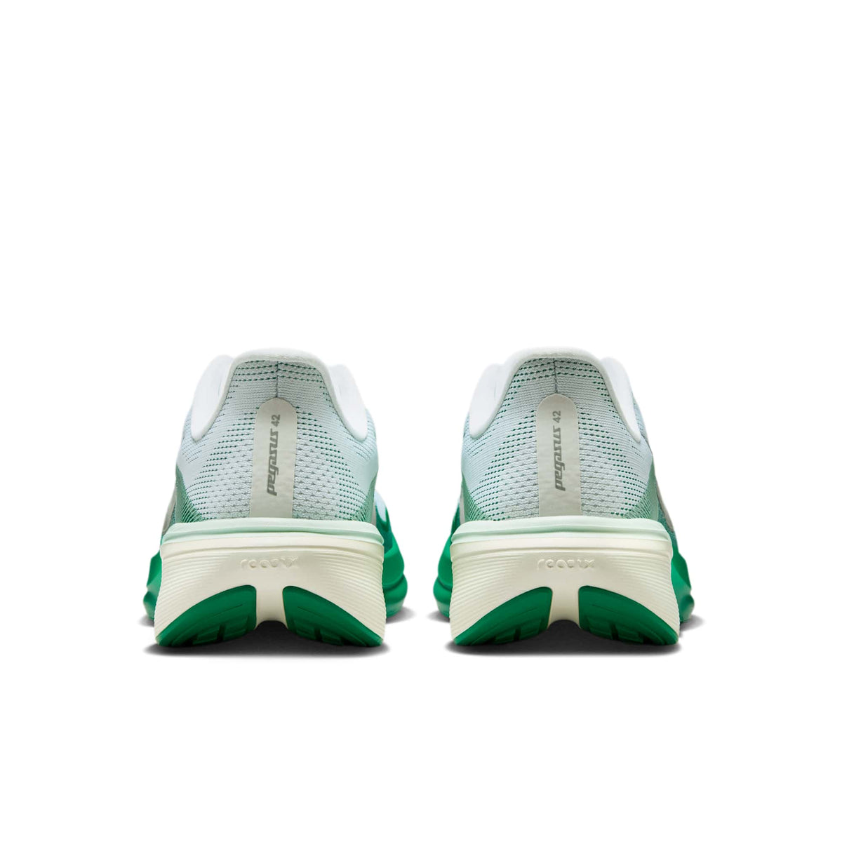 Nike Pegasus 42 Hardloopschoenen Dames Wit/Groen