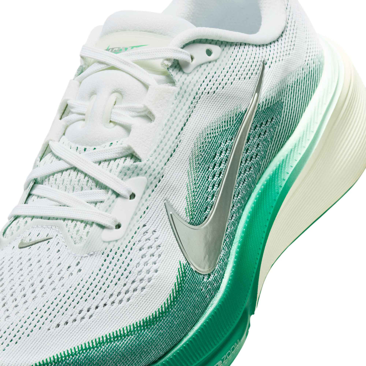 Nike Pegasus 42 Hardloopschoenen Dames Wit/Groen