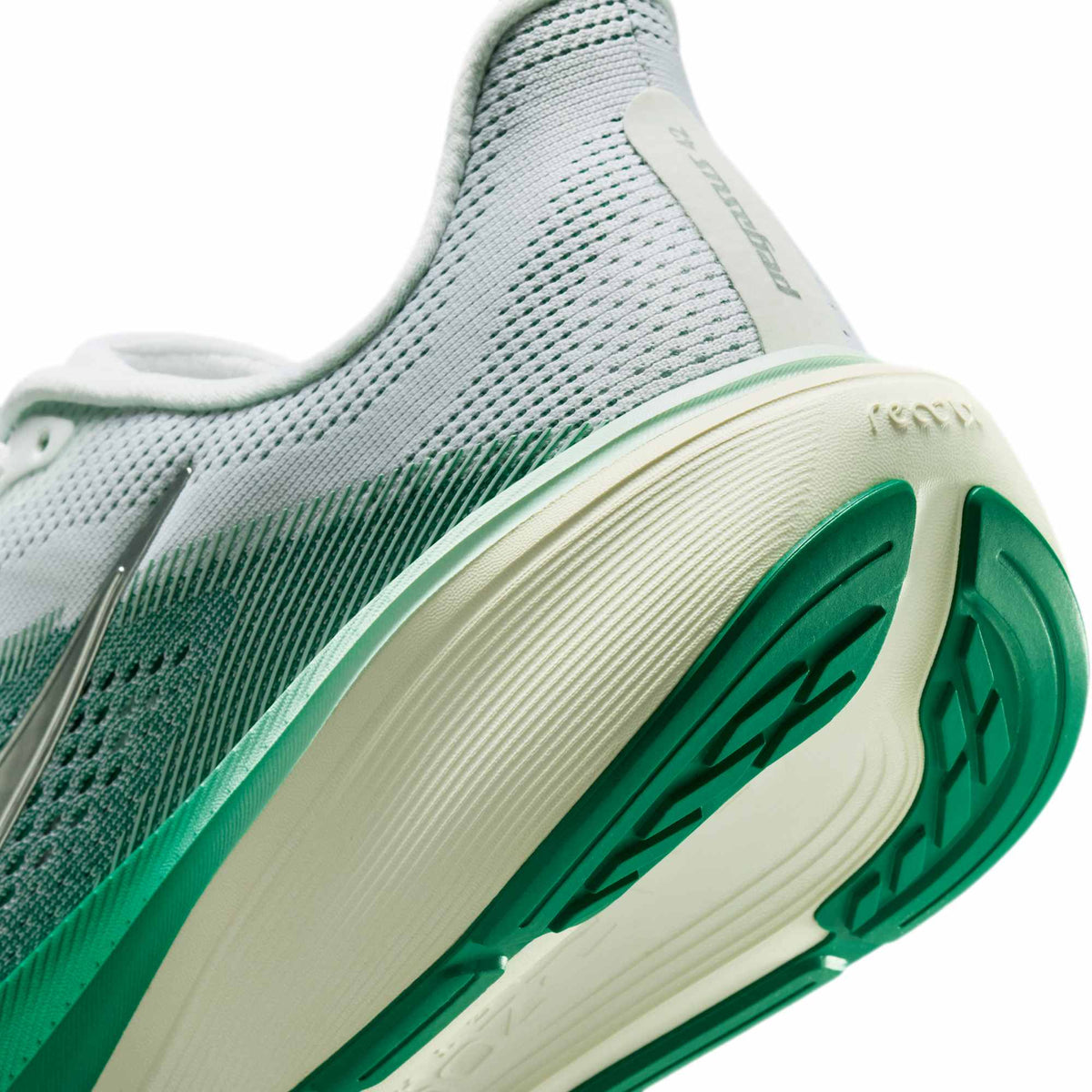 Nike Pegasus 42 Hardloopschoenen Dames Wit/Groen