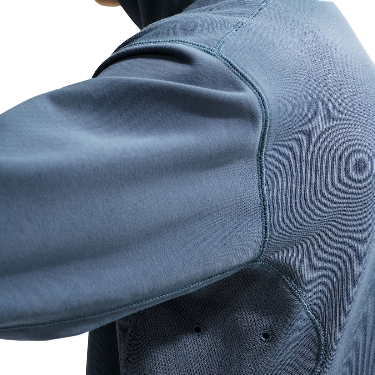 Nike Pro Mid-Layer Trainingshoodie Heren Blauw
