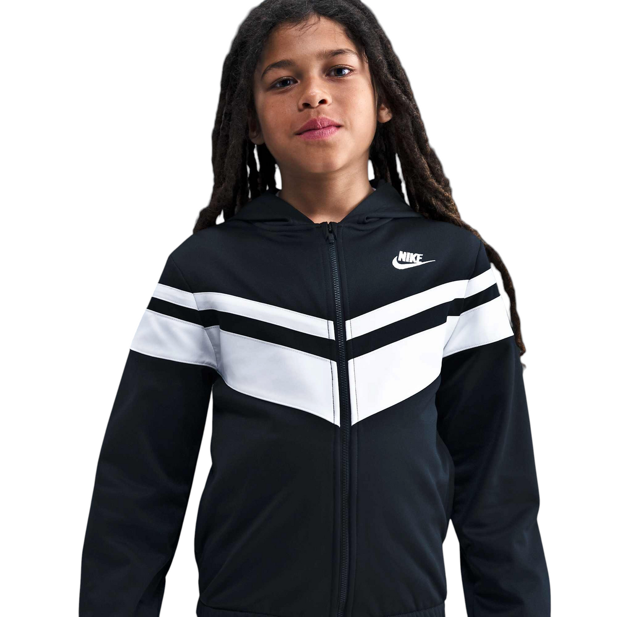 Nike Sportswear Dri-FIT Trainingspak Kids Zwart/Wit